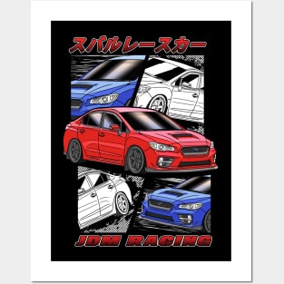 JDM Subie Impreza WRX STi 2015 Posters and Art